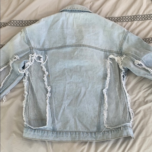 Mesh Jean Jacket - Picture 4 of 8